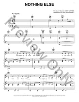 Nothing Else piano sheet music cover